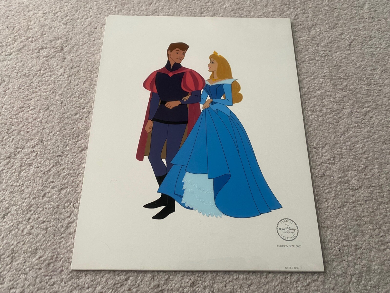 Original WALT DISNEY Sleeping Beauty Aurora LE 5000 SeriCel Serigraph Cel Cell Original WALT DISNEY Sleeping Beauty Aurora LE 5000 SeriCel Serigraph Cel Cell