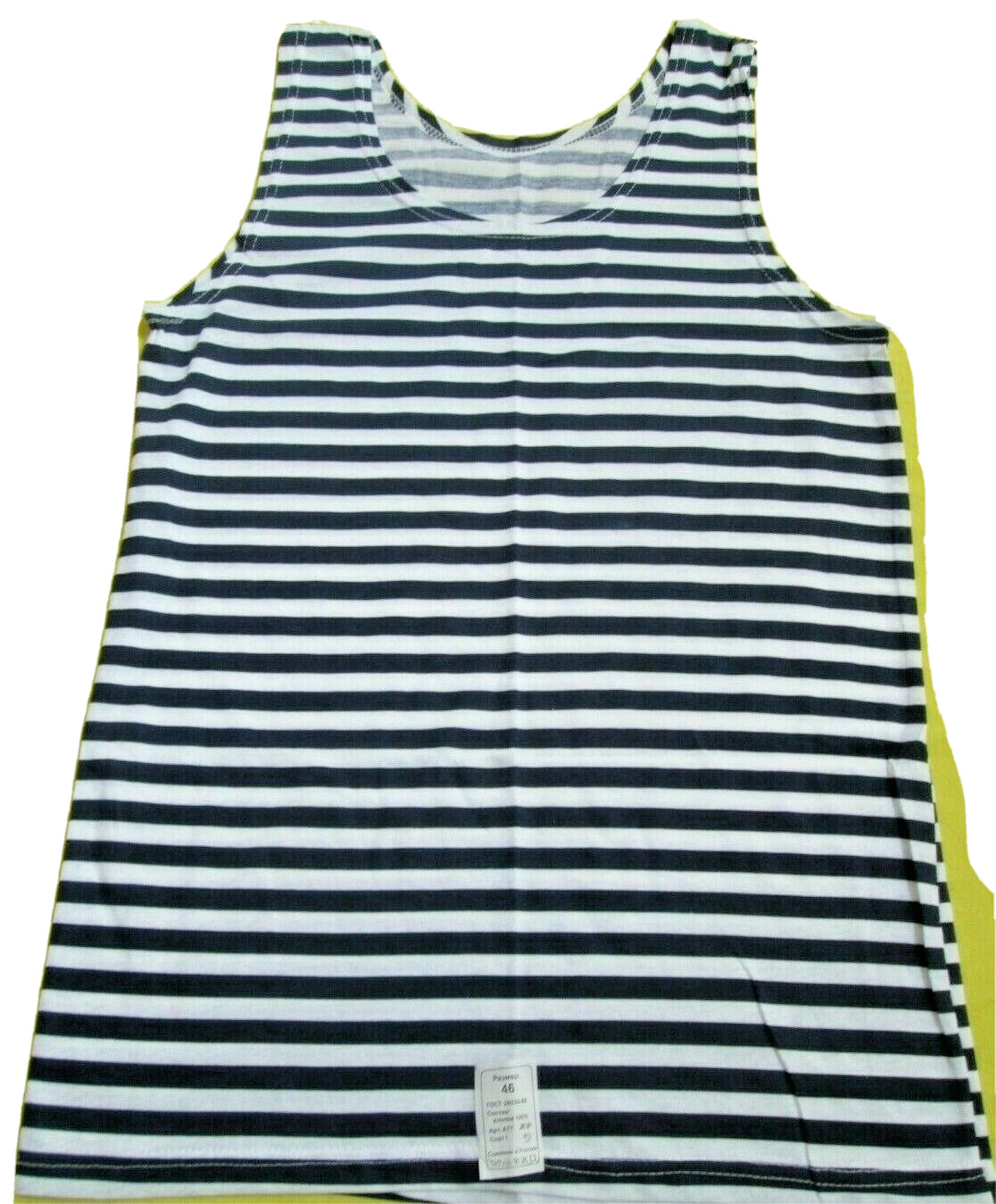 Russian Navy/Sub/Marines Sleeveless Tank Top Striped Shirt Telnyashka/Sizes Russian Navy/Sub/Marines Sleeveless Tank Top Striped Shirt Telnyashka/Sizes