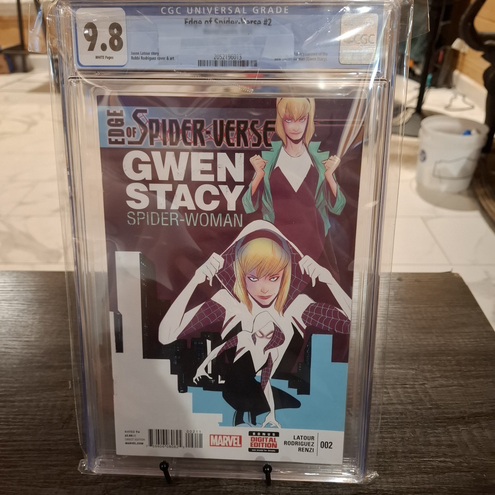 Edge Of Spider-Verse #2 (2014) CGC 9.8 First Appearance Of Spider Gwen 1st Print Edge Of Spider-Verse #2 (2014) CGC 9.8 First Appearance Of Spider Gwen 1st Print