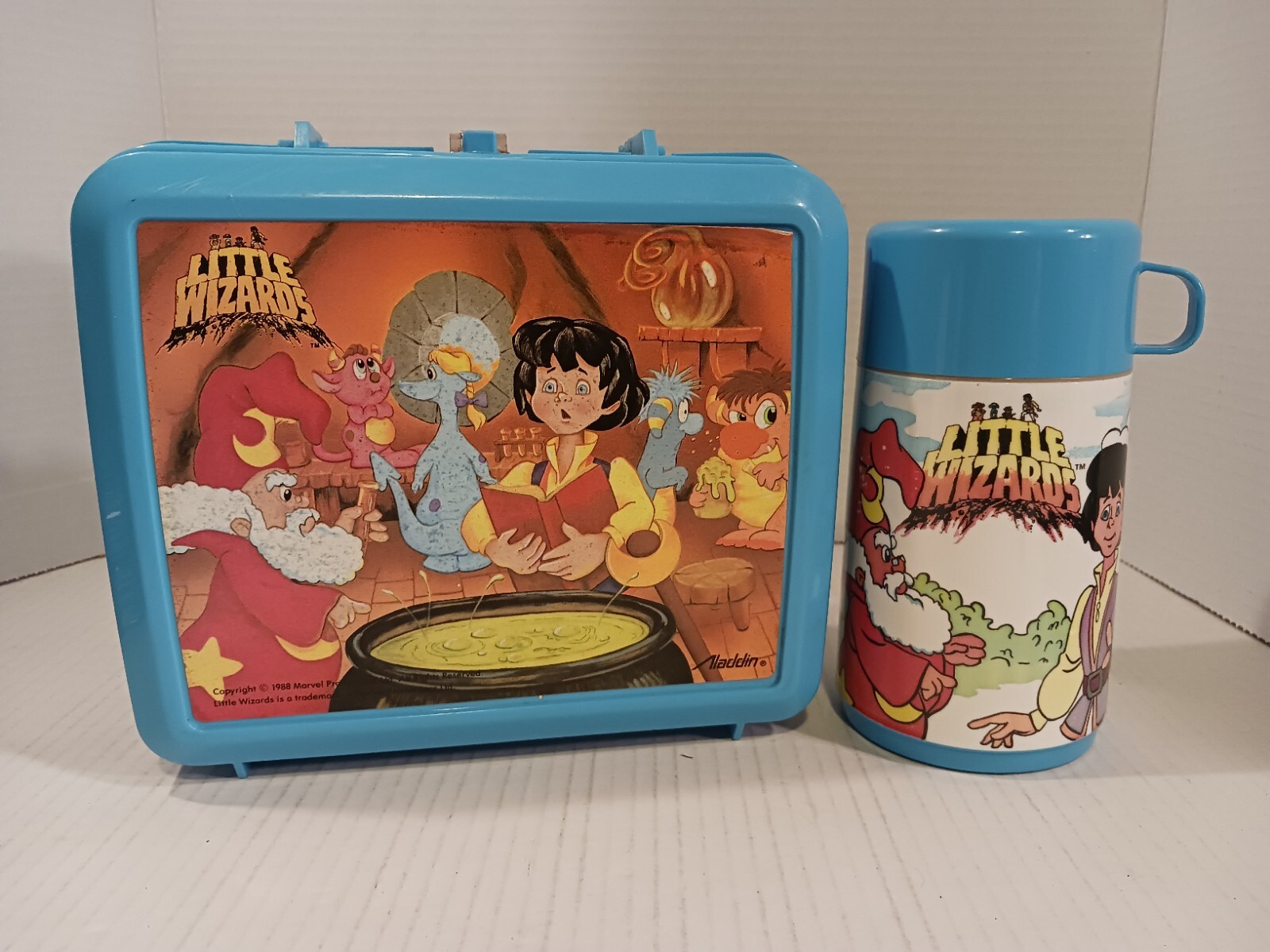 1988 Little Wizard's Lunch Box and Thermos