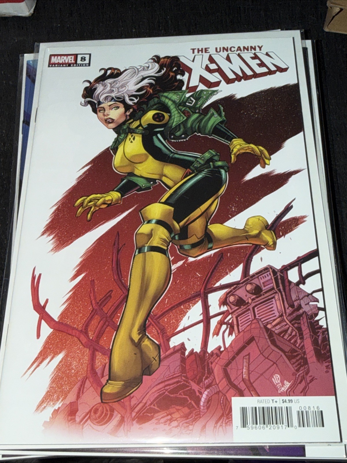 Uncanny X-Men #8 NM 1:25 Nick Bradshaw Marvel Comics Variant Uncanny X-Men #8 NM 1:25 Nick Bradshaw Marvel Comics Variant