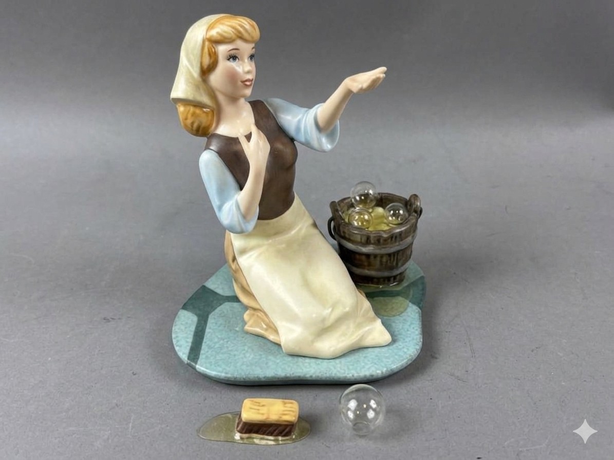 WDCC Disney Cinderella They Cant Stop Me From Dreaming Figurine COA Included WDCC Disney Cinderella They Cant Stop Me From Dreaming Figurine COA Included