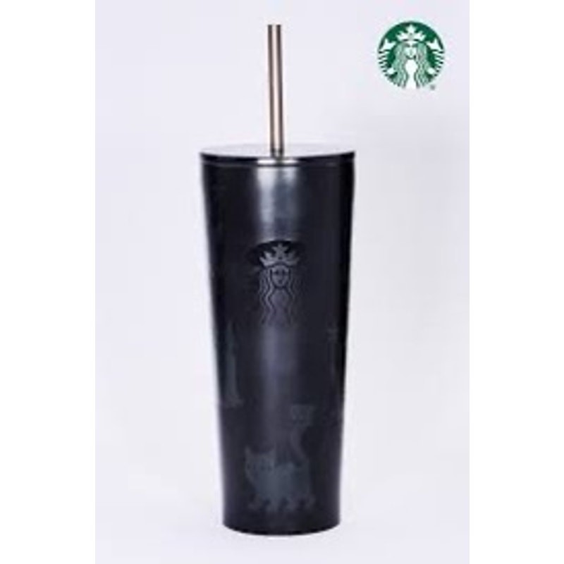 Starbucks Black Cat Glow In The Dark Halloween 2026 SS 23oz Tumbler w SS Straw Starbucks Black Cat Glow In The Dark Halloween 2026 SS 23oz Tumbler w SS Straw