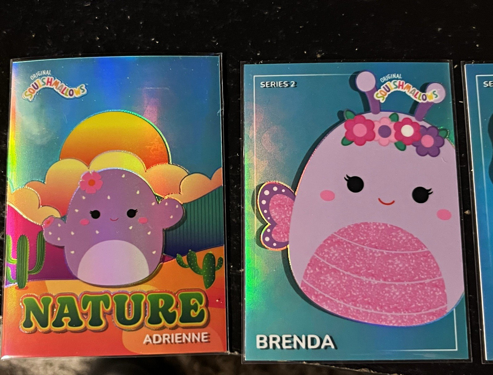 Panini Squishmallows Series 2 Prizm Trading Card Lot 3 Adrienne Brenda #1 Panini Squishmallows Series 2 Prizm Trading Card Lot 3 Adrienne Brenda #1