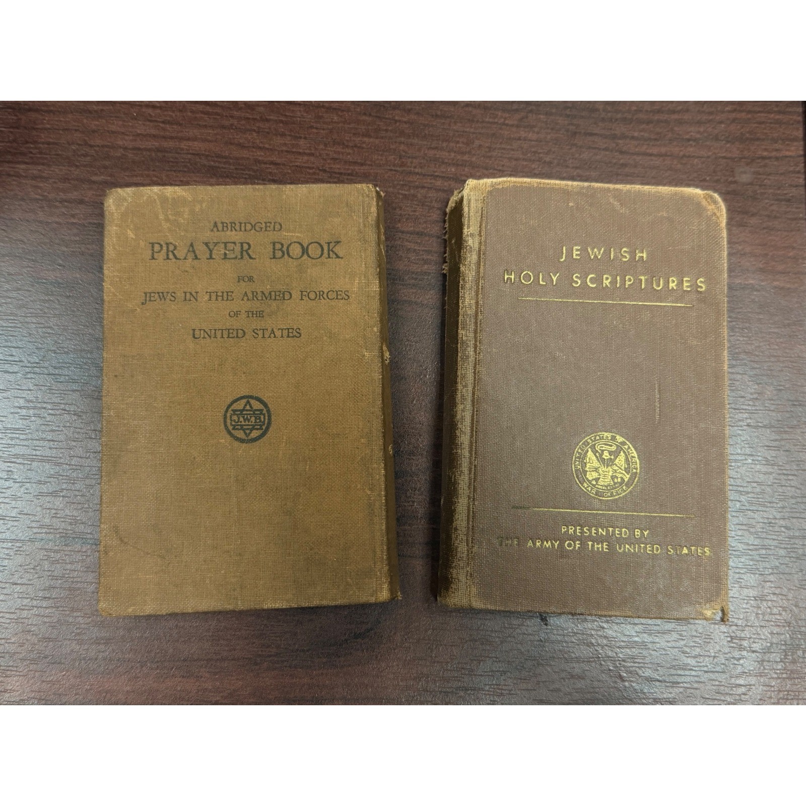 WWII Jewish Prayer Book & Holy Scriptures Set 1941 1942 US Army Navy Pocket Size WWII Jewish Prayer Book & Holy Scriptures Set 1941 1942 US Army Navy Pocket Size