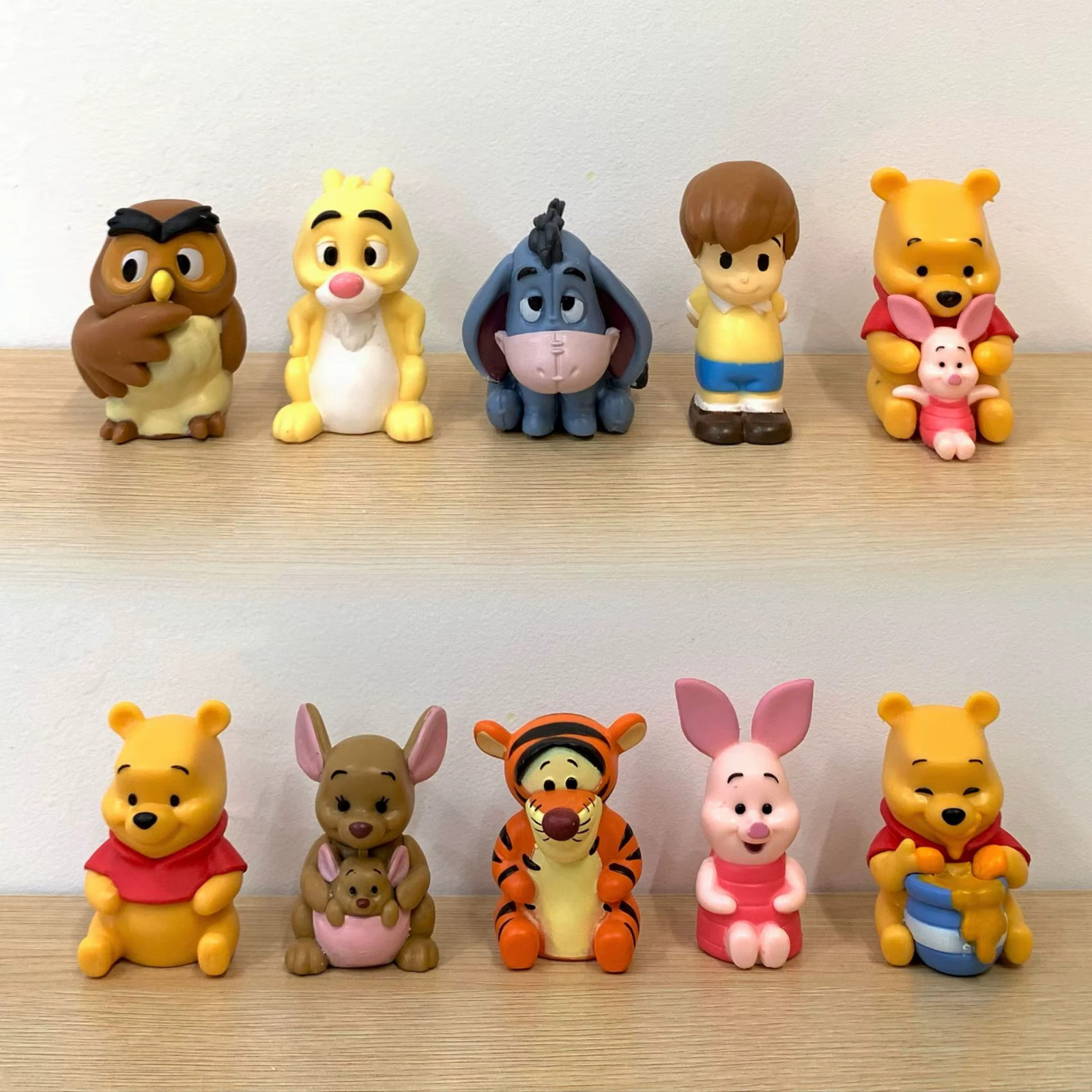 Winnie the Pooh 10pc Mini Figure SetTigger Eeyore Piglet 5cm Winnie the Pooh 10pc Mini Figure SetTigger Eeyore Piglet 5cm