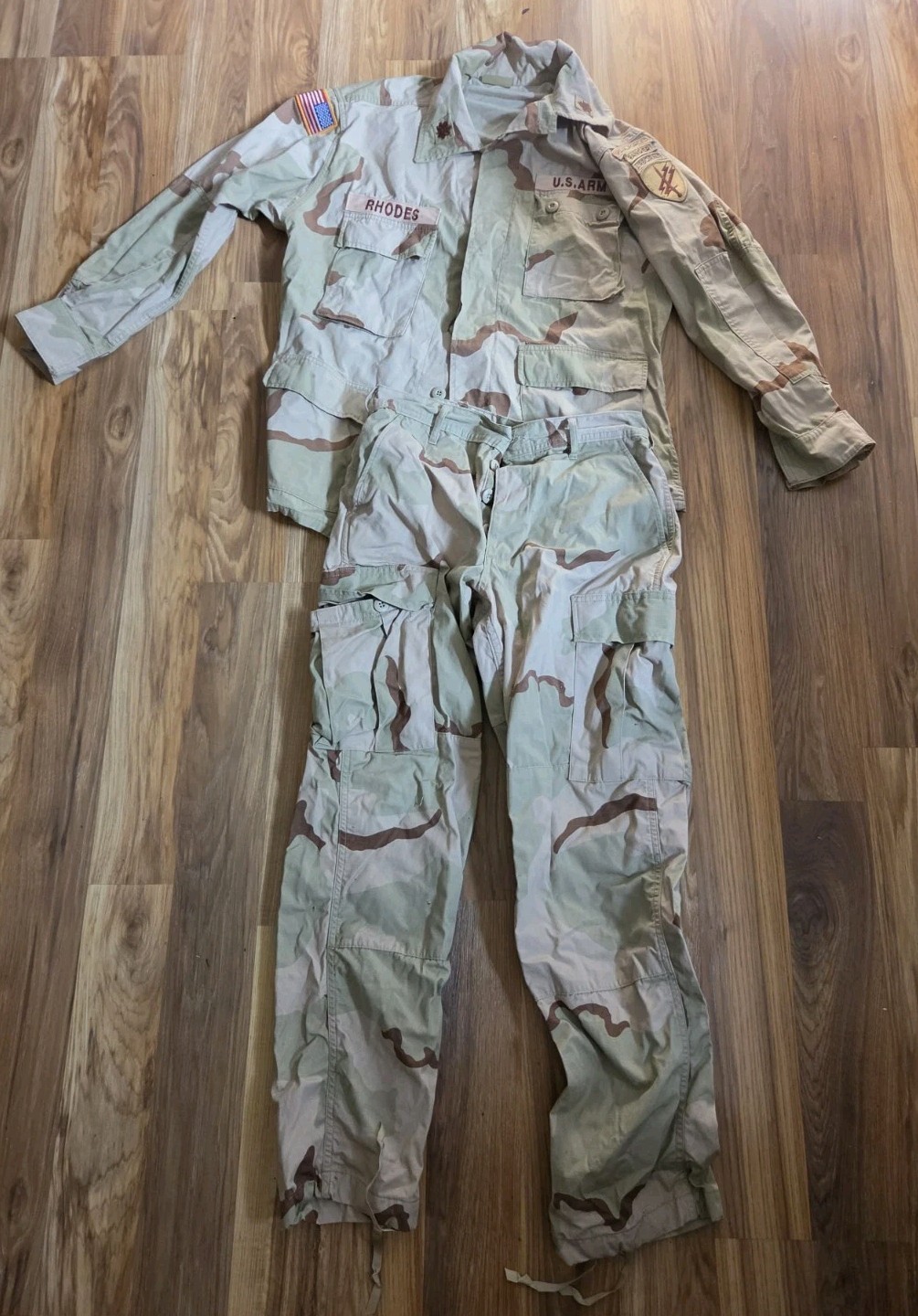 US Army Civil Affairs Airborne Special Forces Ranger Desert Camo DCU Shirt Pants US Army Civil Affairs Airborne Special Forces Ranger Desert Camo DCU Shirt Pants