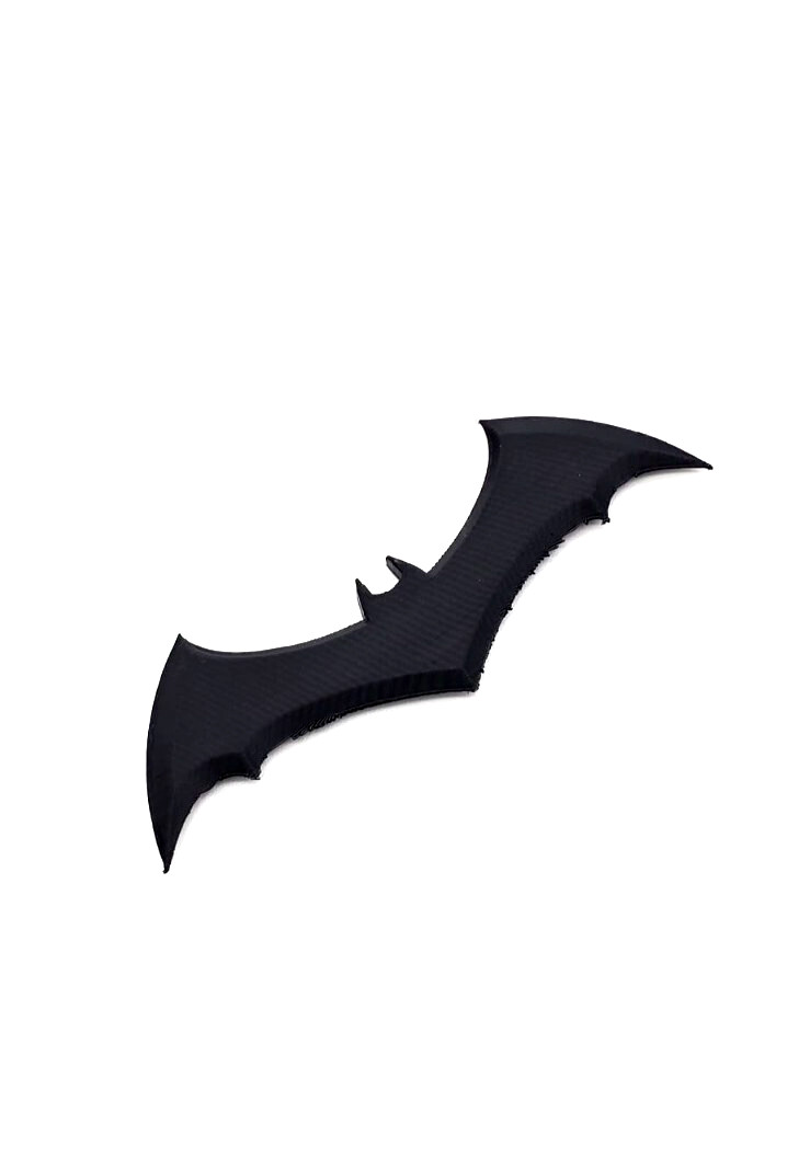 Batman Batarang DC The Dark Knight Replica Black Deco 3D Printed PLA 4.5 x 2 in Batman Batarang DC The Dark Knight Replica Black Deco 3D Printed PLA 4.5 x 2 in