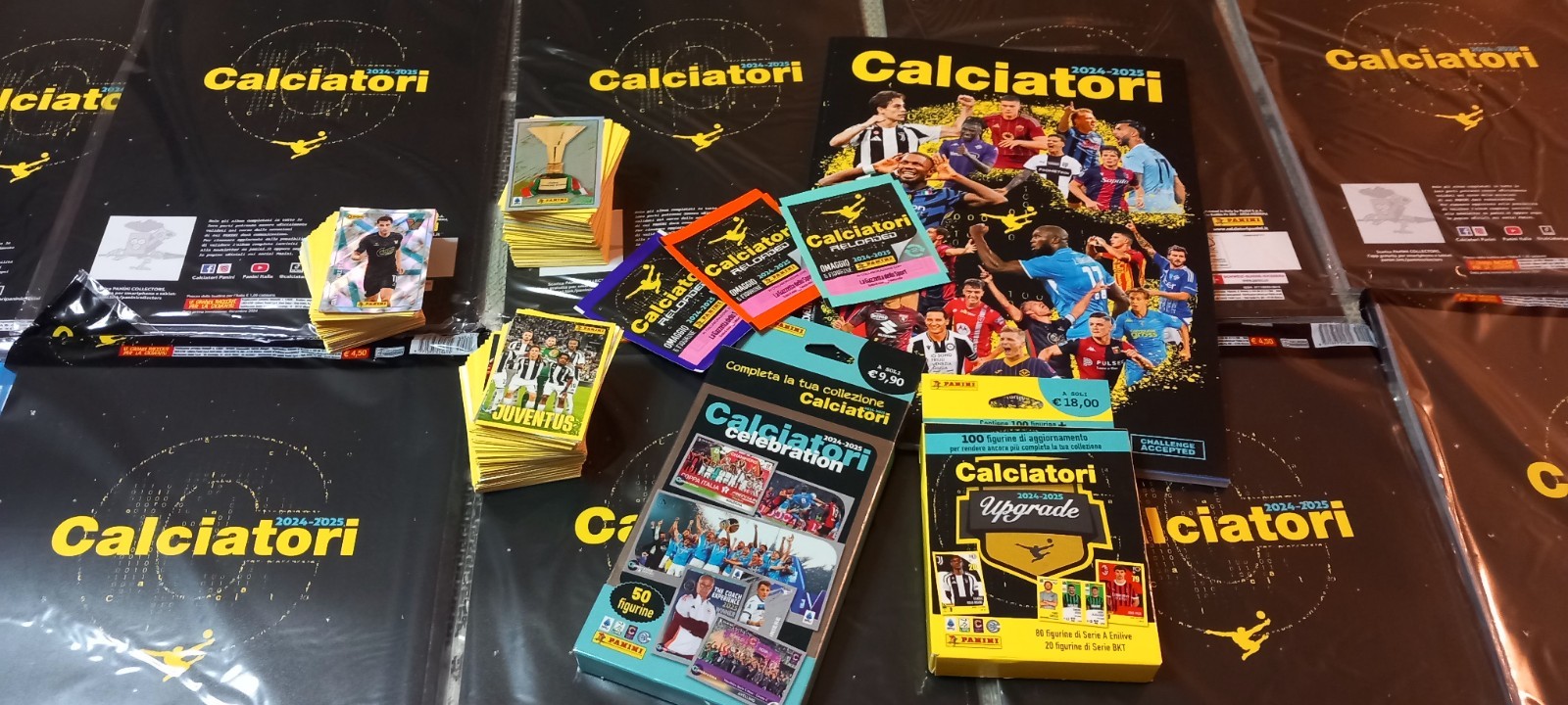 PANINI 2024-25 FOOTBALLERS ALBUM VERY COMPLETE INCLUDING UPGRADE AND CELEBRATION