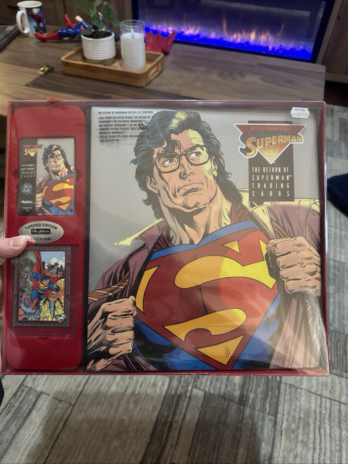 1992 SkyBox The Return of Superman Factory Boxed Set Limited Edition of 35,000