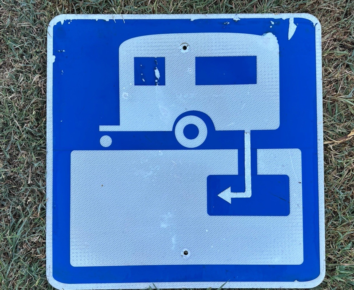 Authentic Street Road Sign  RV Parking 24” X 24”