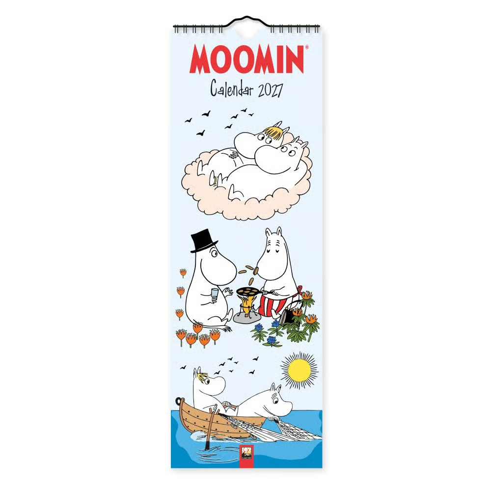 Flame Tree Publishing, Moomin 2027 Slim Wall Calendar Flame Tree Publishing, Moomin 2027 Slim Wall Calendar