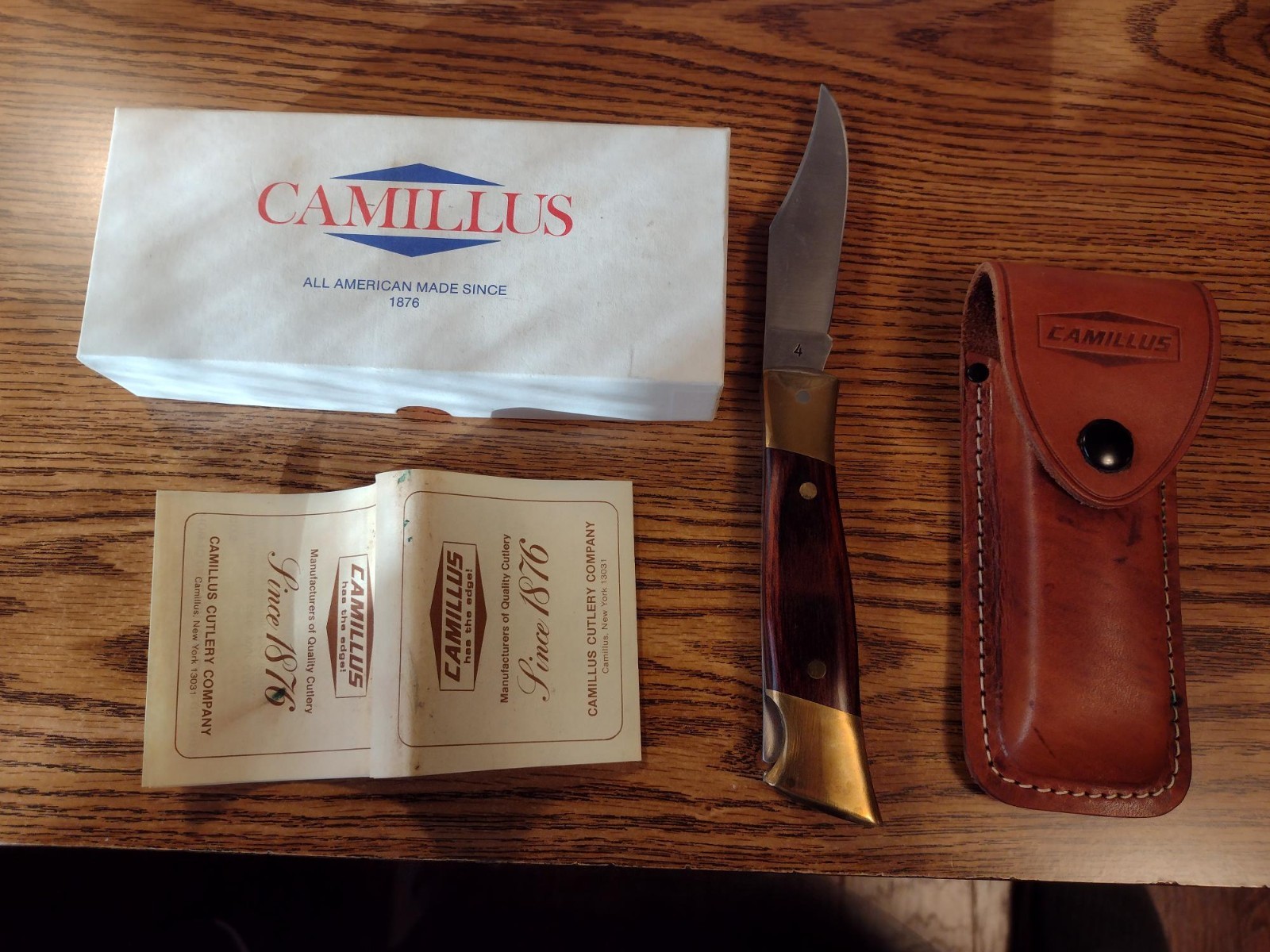CAMILLUS SWORD BRAND MODEL 4 WITH SHEATH US MADE NOS CAMILLUS SWORD BRAND MODEL 4 WITH SHEATH US MADE NOS