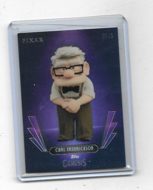 2025 TOPPS DISNEY GENESIS--CARL FREDRICKSON--PURPLE FOIL-----/15 2025 TOPPS DISNEY GENESIS--CARL FREDRICKSON--PURPLE FOIL-----/15