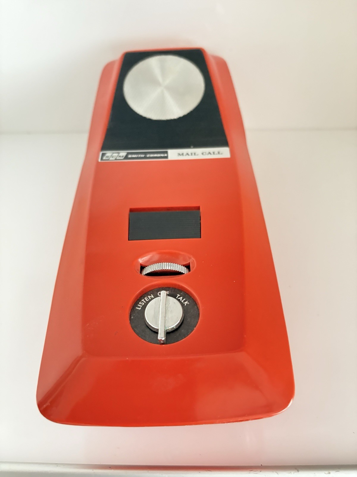 SCM Smith Corona Vintage Mail Call for Display Retro Orange 1970s SCM Smith Corona Vintage Mail Call for Display Retro Orange 1970s