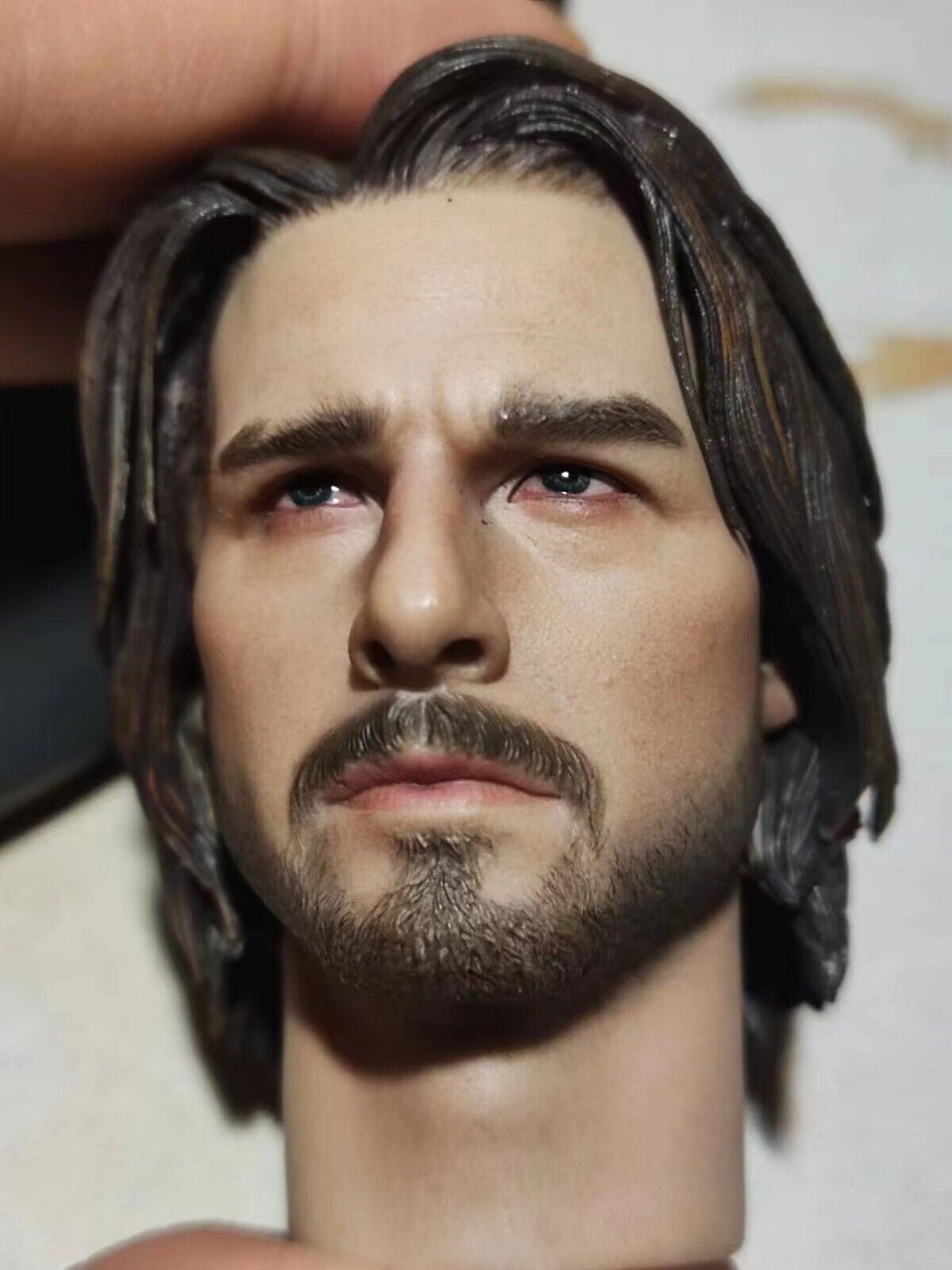 custom 1/6 Tom Cruise   head sculpture for 12 inch figure The Last Samurai