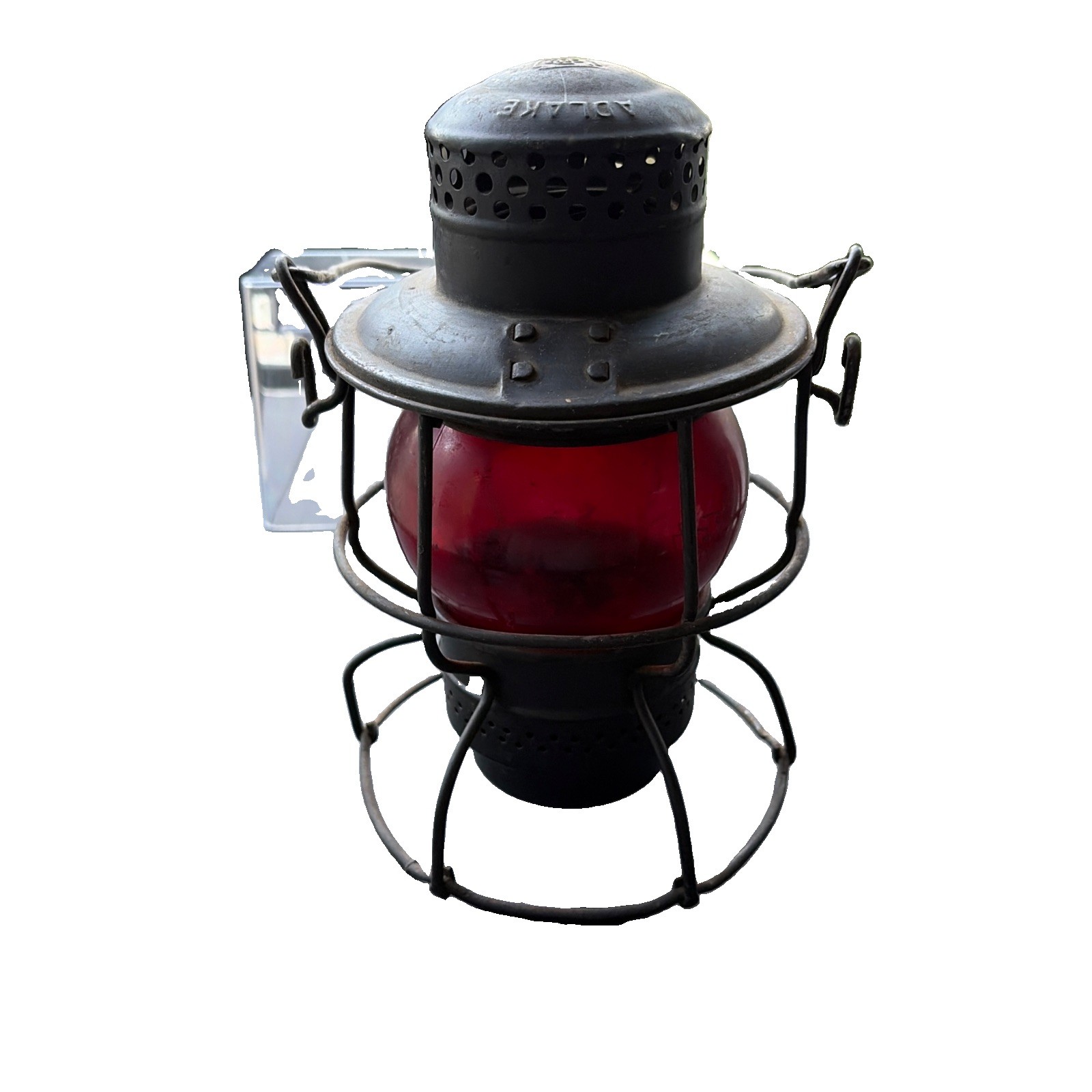 Adlake Kero Pennsylvania Rail Road Red Signal Train Lantern Vintage
