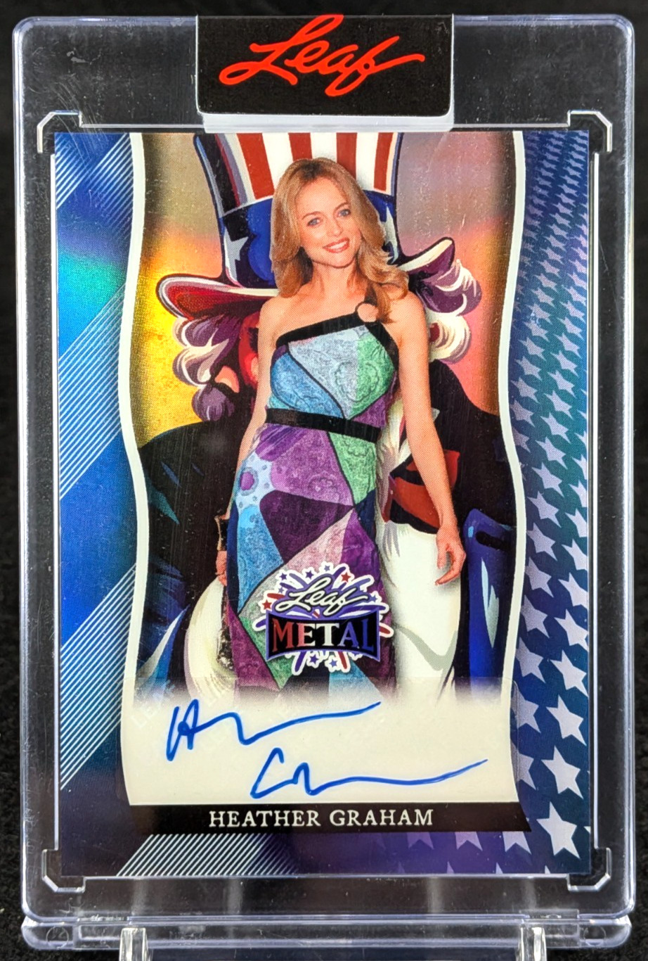 Heather Graham 2026 Leaf Metal Independence Day Autograph Card # 3/3 Auto Heather Graham 2026 Leaf Metal Independence Day Autograph Card # 3/3 Auto