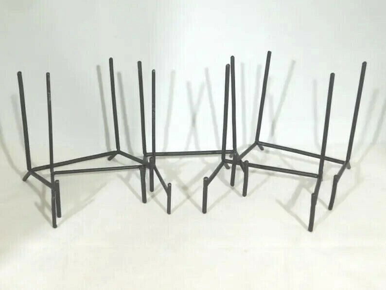 Easel Display Stand Lot of FIVE LARGE Size Black Metal Easel Display Stand Lot of FIVE LARGE Size Black Metal
