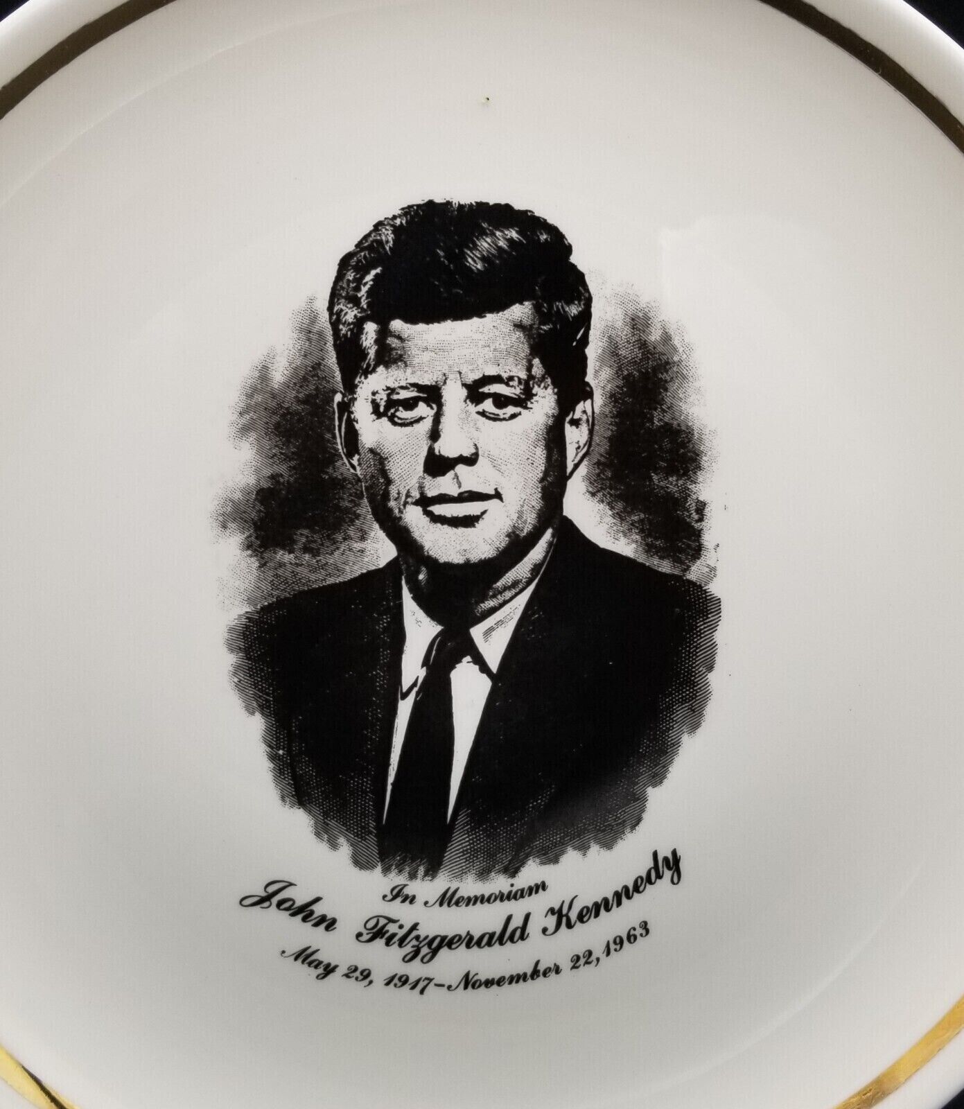In Memoriam John Fitzgerald Kennedy May 29, 1917-November 22, 1963 Plate Collect