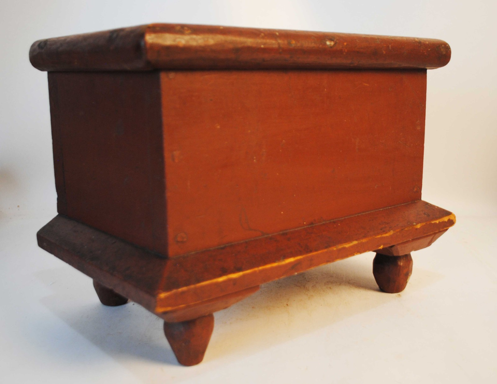 ANTIQUE MINIATURE RED PENNSYLVANIA BLANKET CHEST, HOPE CHEST ANTIQUE MINIATURE RED PENNSYLVANIA BLANKET CHEST, HOPE CHEST