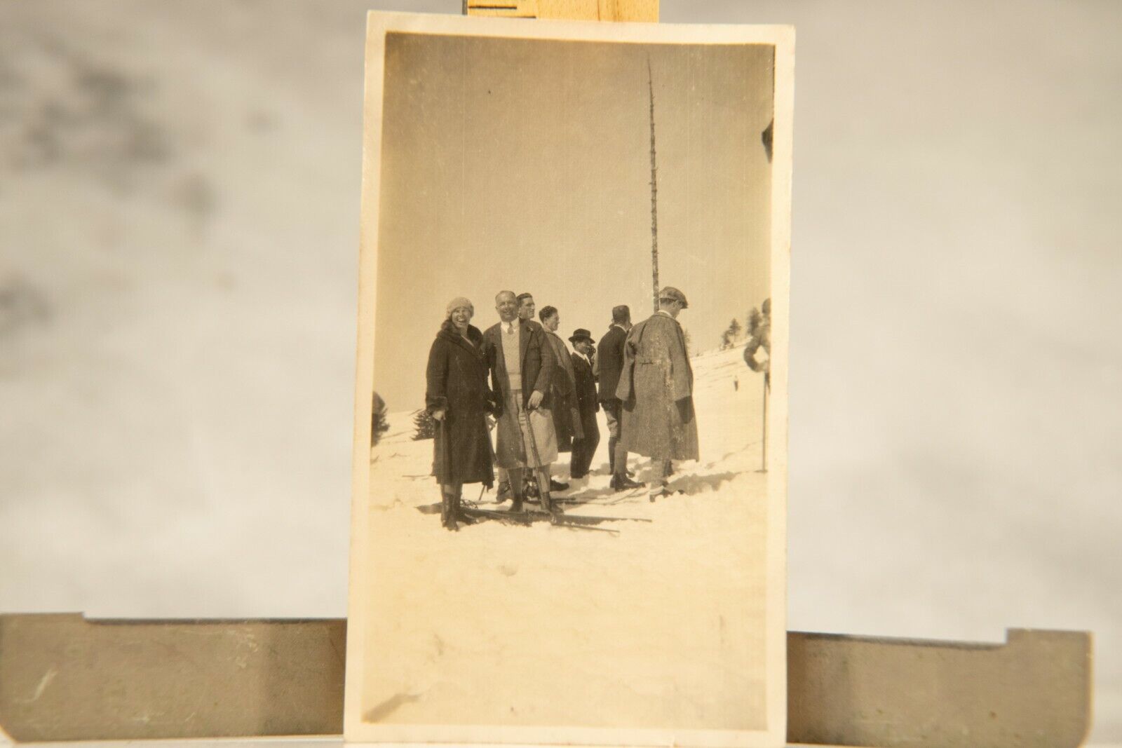 Skiing In The French Alps, Ski Party France Circa Late 1920, Pre War France