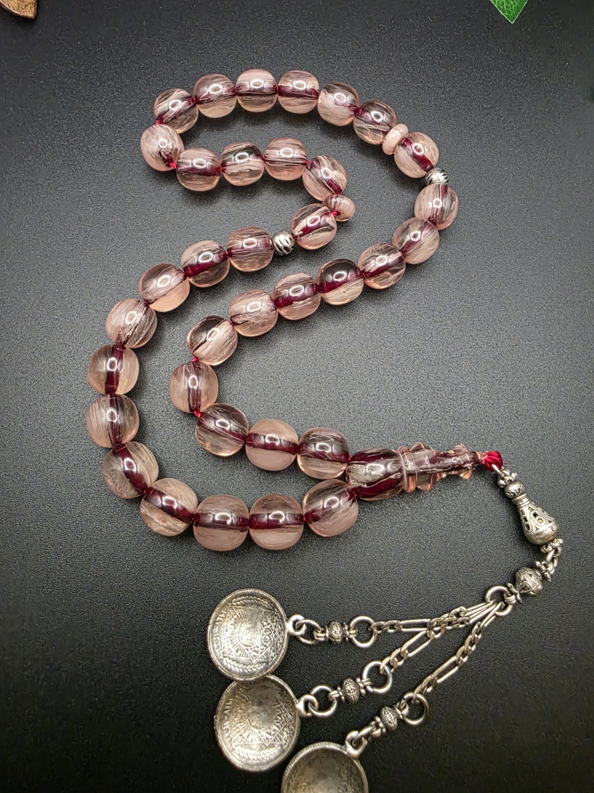 Collectible Miske ISLAMIC PRAYER ROSARY 33 Beads Misbah مسباح سبحة مسكي Collectible Miske ISLAMIC PRAYER ROSARY 33 Beads Misbah مسباح سبحة مسكي