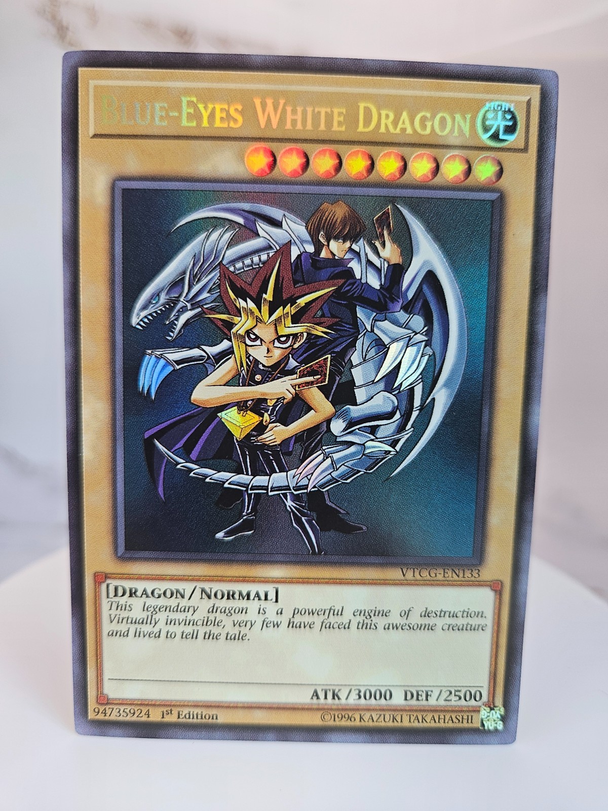 Blue-Eyes White Dragon (Yugi & Kaiba Alternate Art - ENGLISH) Ultra Rare Card