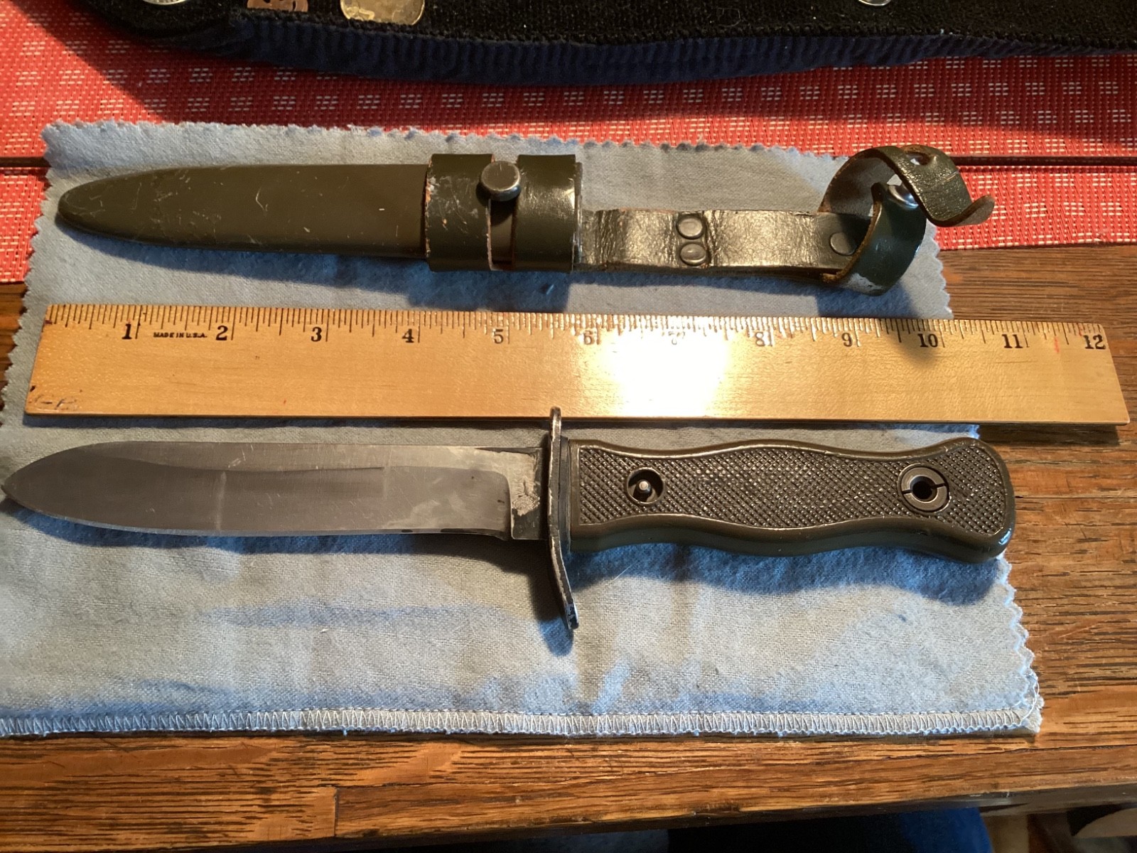 Vintage WKC 71 German Combat Knife w/ Sheath Vintage WKC 71 German Combat Knife w/ Sheath