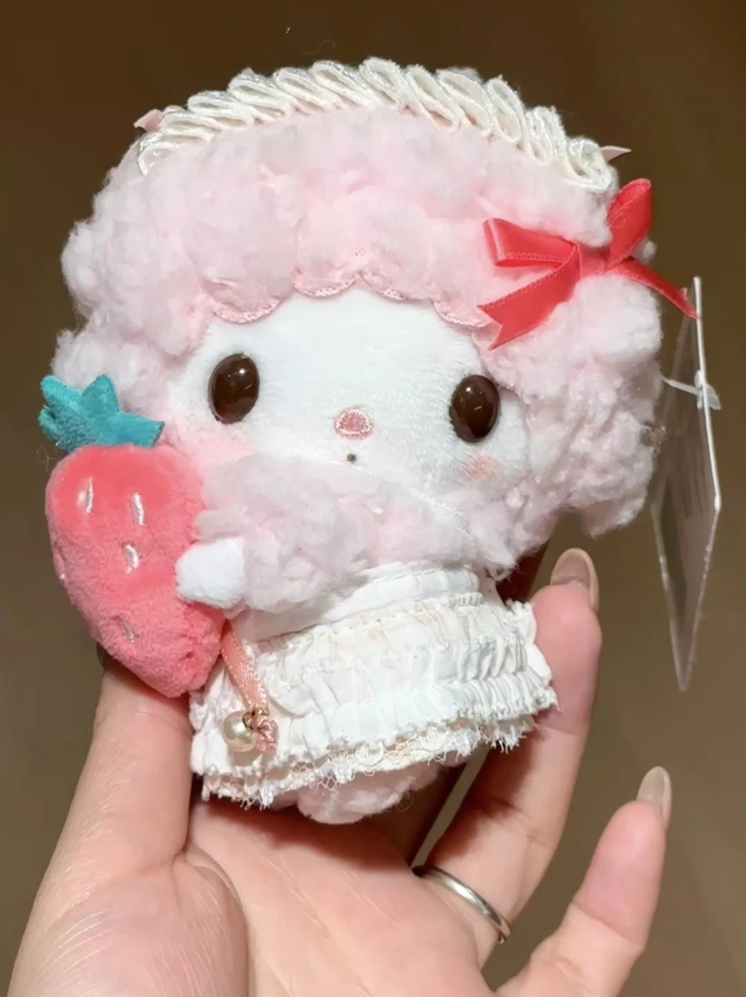 Sanrio My Sweet Piano Strawberry Keychain Plush Doll Gift Kids Toy Sanrio My Sweet Piano Strawberry Keychain Plush Doll Gift Kids Toy