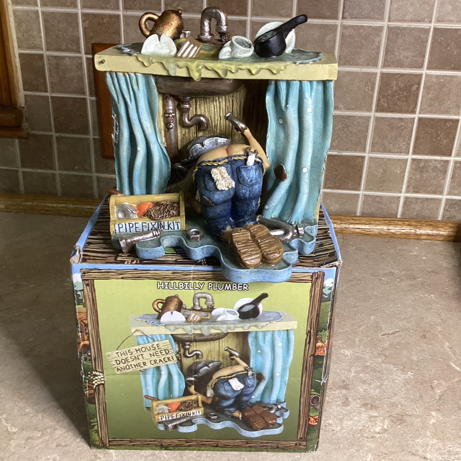 The Hillbilly Holler Collection - Hillbilly Plumber- 5.5” Tall The Hillbilly Holler Collection - Hillbilly Plumber- 5.5” Tall