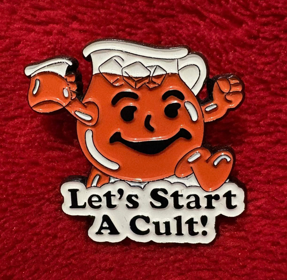 Let's Start A Cult enamel pin - Kool-Aid man - Let's Start A Cult enamel pin - Kool-Aid man -