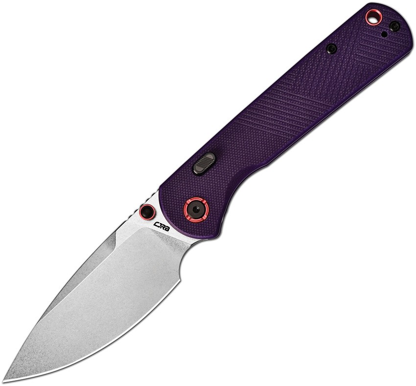 CJRB Latitude Purple G10 Folding AR-RPM9 Drop Pt Pocket Knife 1975PU CJRB Latitude Purple G10 Folding AR-RPM9 Drop Pt Pocket Knife 1975PU