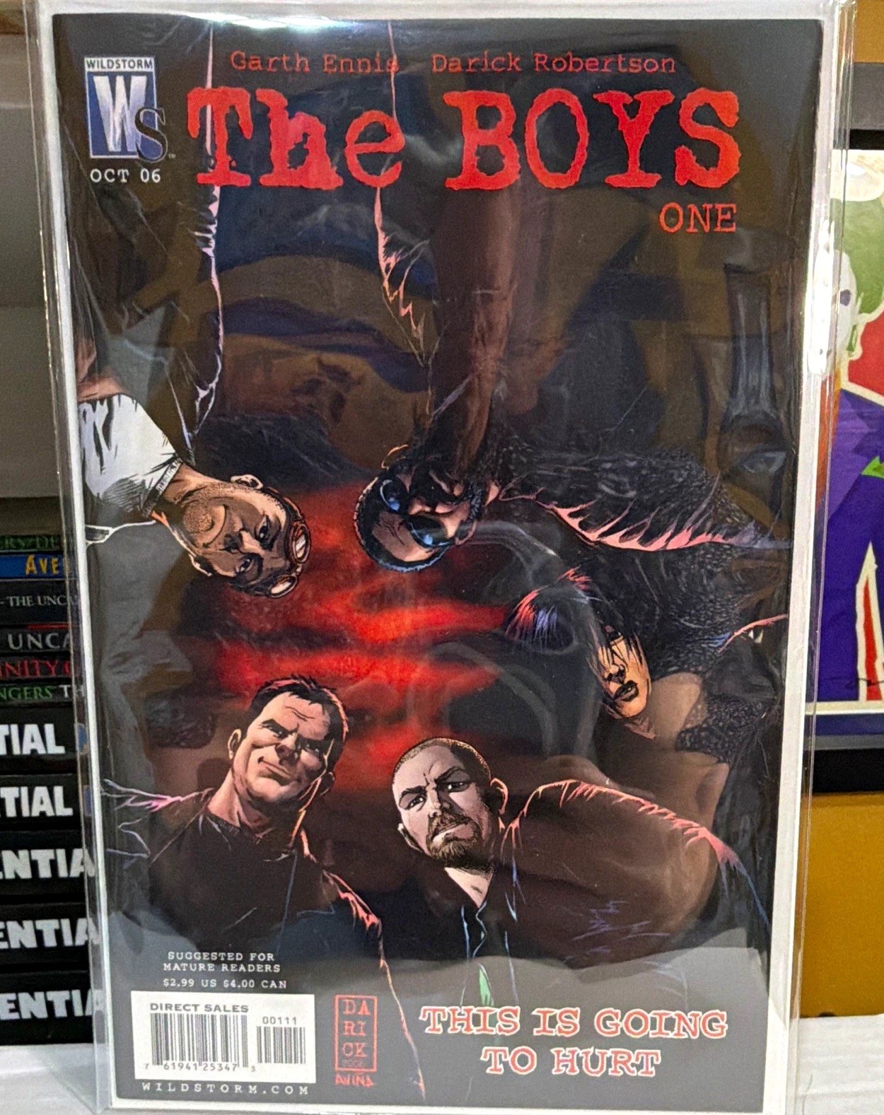 The Boys #1 (Oct 2006) WildStorm Garth Ennis Darick Robertson Cover