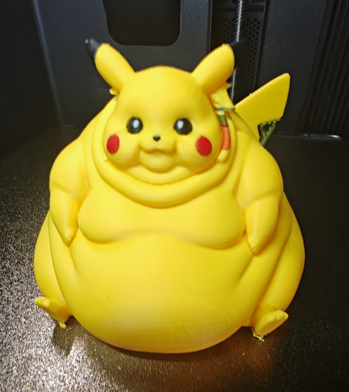 Chonk Pikachu 3D Printed Figure Chubby Pokemon Collectible Display Figurine Chonk Pikachu 3D Printed Figure Chubby Pokemon Collectible Display Figurine
