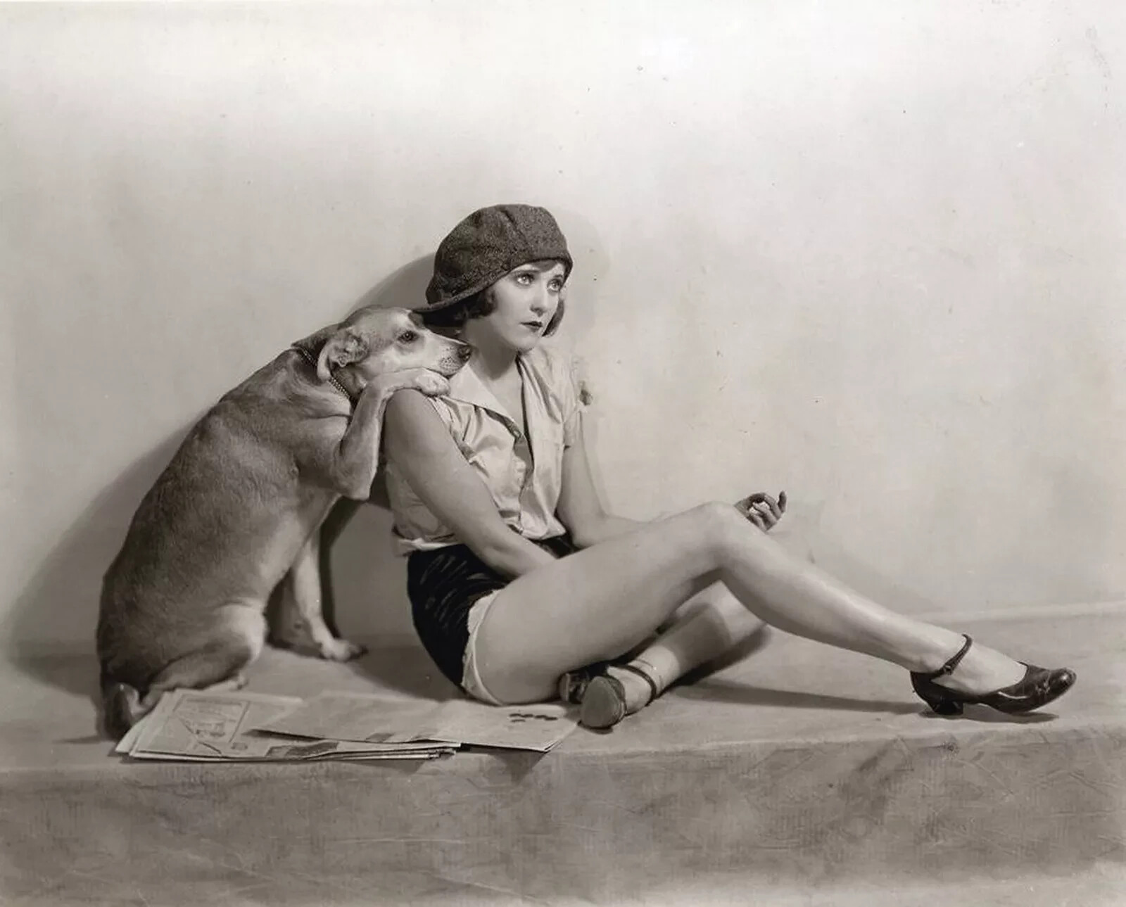 Actress MARY NOLAN with Dog Classic Hollywood Golden Age Fridge Magnet 2x3 Actress MARY NOLAN with Dog Classic Hollywood Golden Age Fridge Magnet 2x3