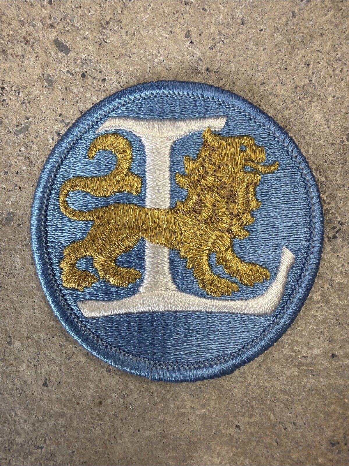 Vintage L LION EMBROIDERED SEW ON ONLY PATCH LION LOGO GERMAN 3" Vintage L LION EMBROIDERED SEW ON ONLY PATCH LION LOGO GERMAN 3"