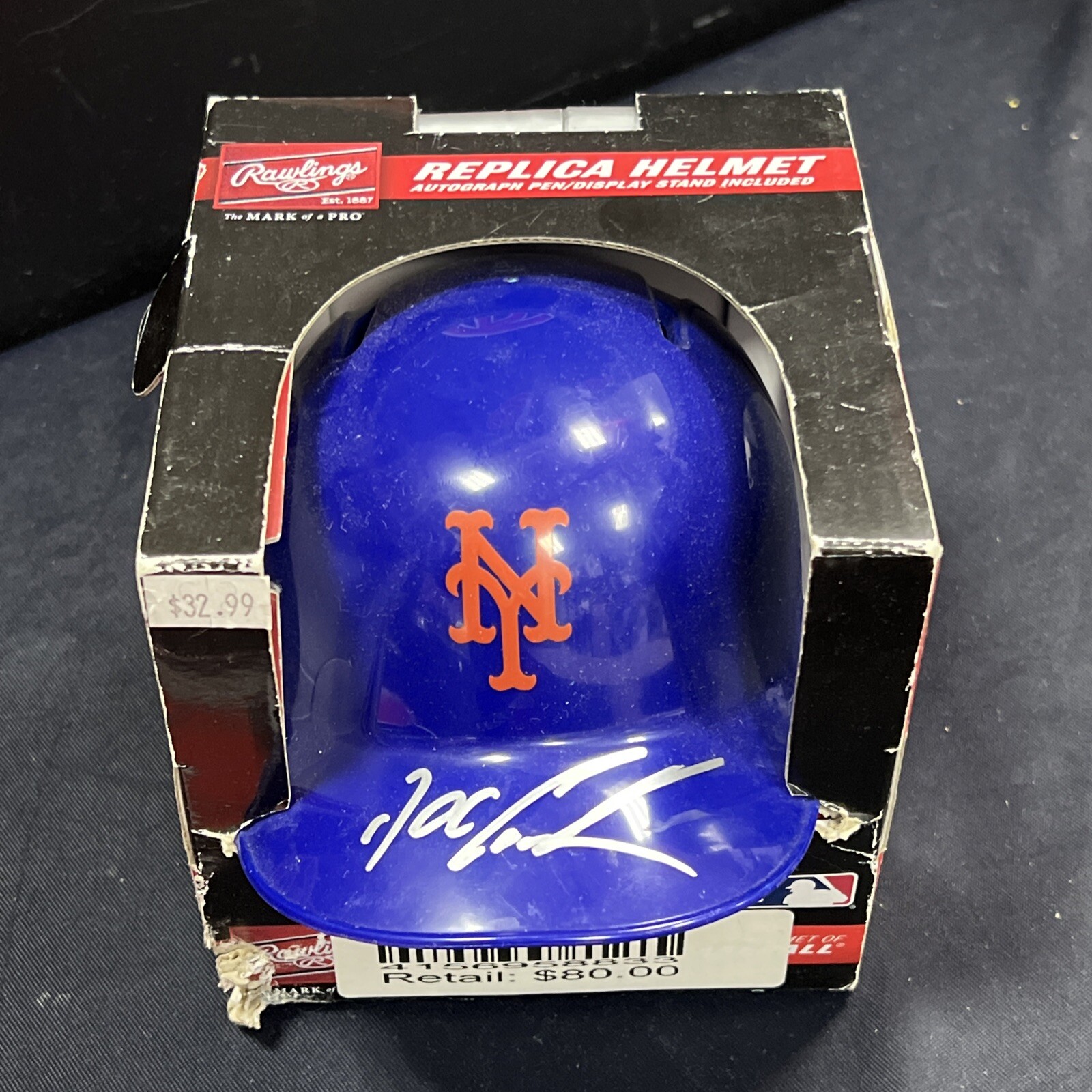 Dwight "Doc" Gooden Autographed New York Mets Mini Helmet Steiner CX