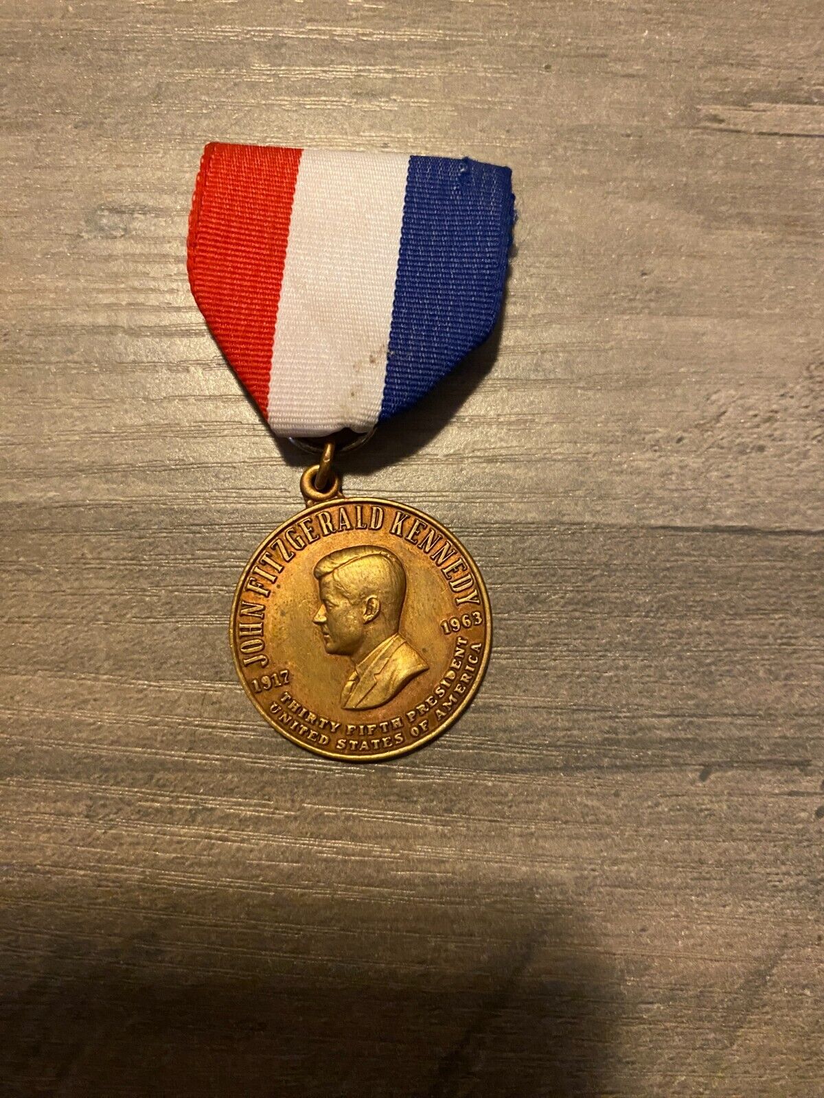 JFK John Fitzgerald Kennedy Badge Medal