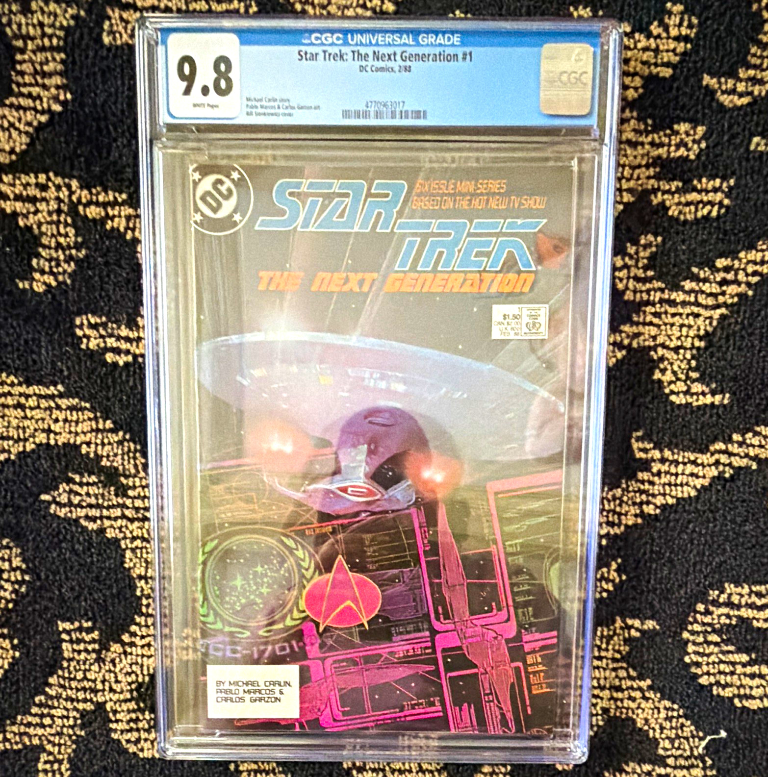 Star Trek: The Next Generation #1 CGC 9.8 (1988) DC Comics 1st Issue Very Hot Star Trek: The Next Generation #1 CGC 9.8 (1988) DC Comics 1st Issue Very Hot