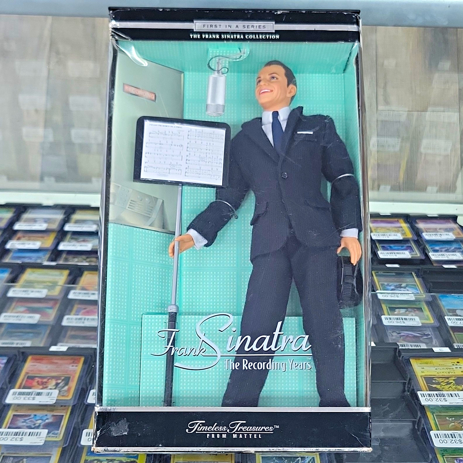 Mattel Timeless Treasures Frank Sinatra Recording Years Figure In Box w/ Stands Mattel Timeless Treasures Frank Sinatra Recording Years Figure In Box w/ Stands