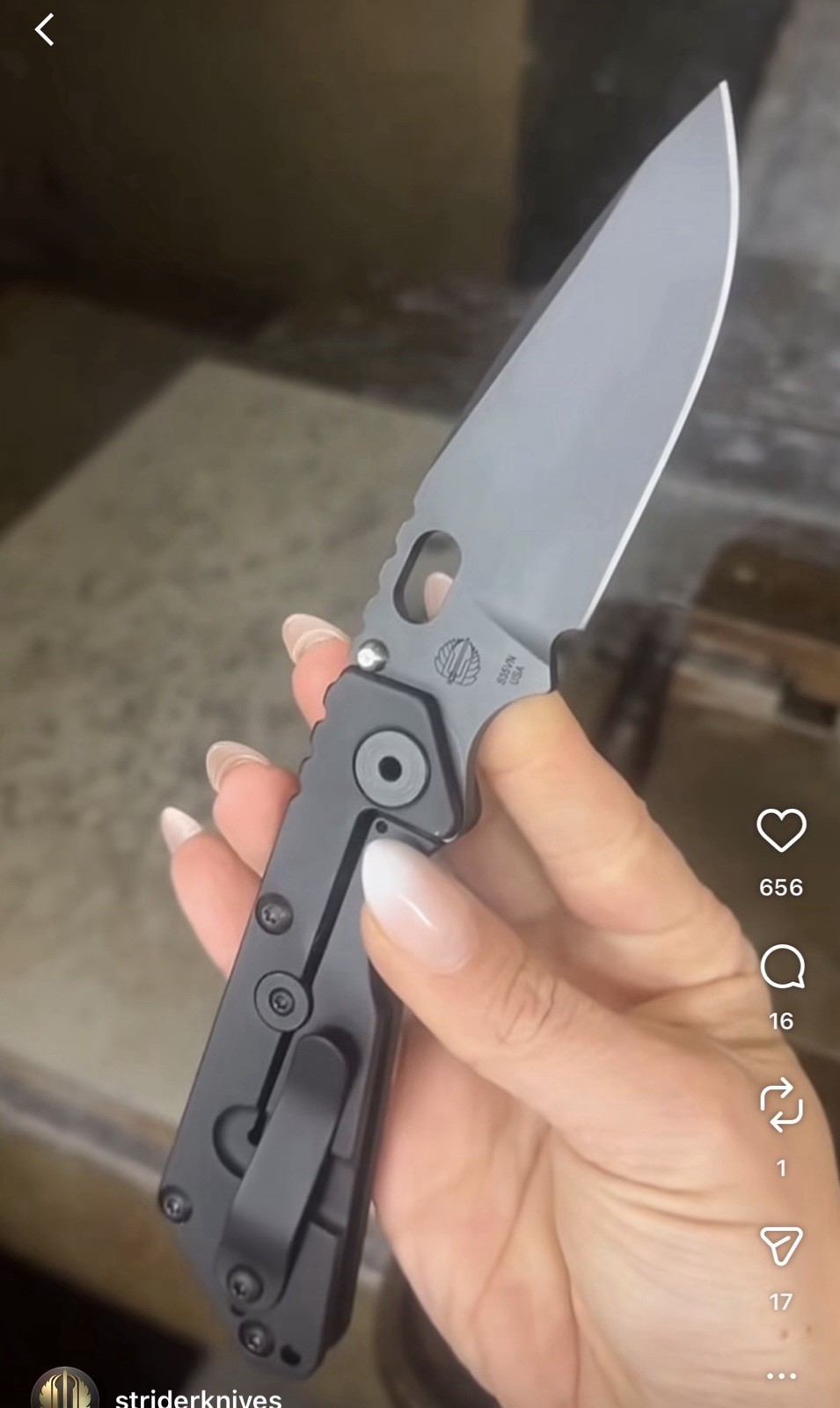 Strider PVD DLC Stealth SNG Strider PVD DLC Stealth SNG