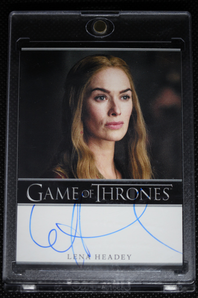 2014 Game of Thrones Season 3 AUTO AUTOGRAPH Cersei Lena Headey LANNISTER FULL