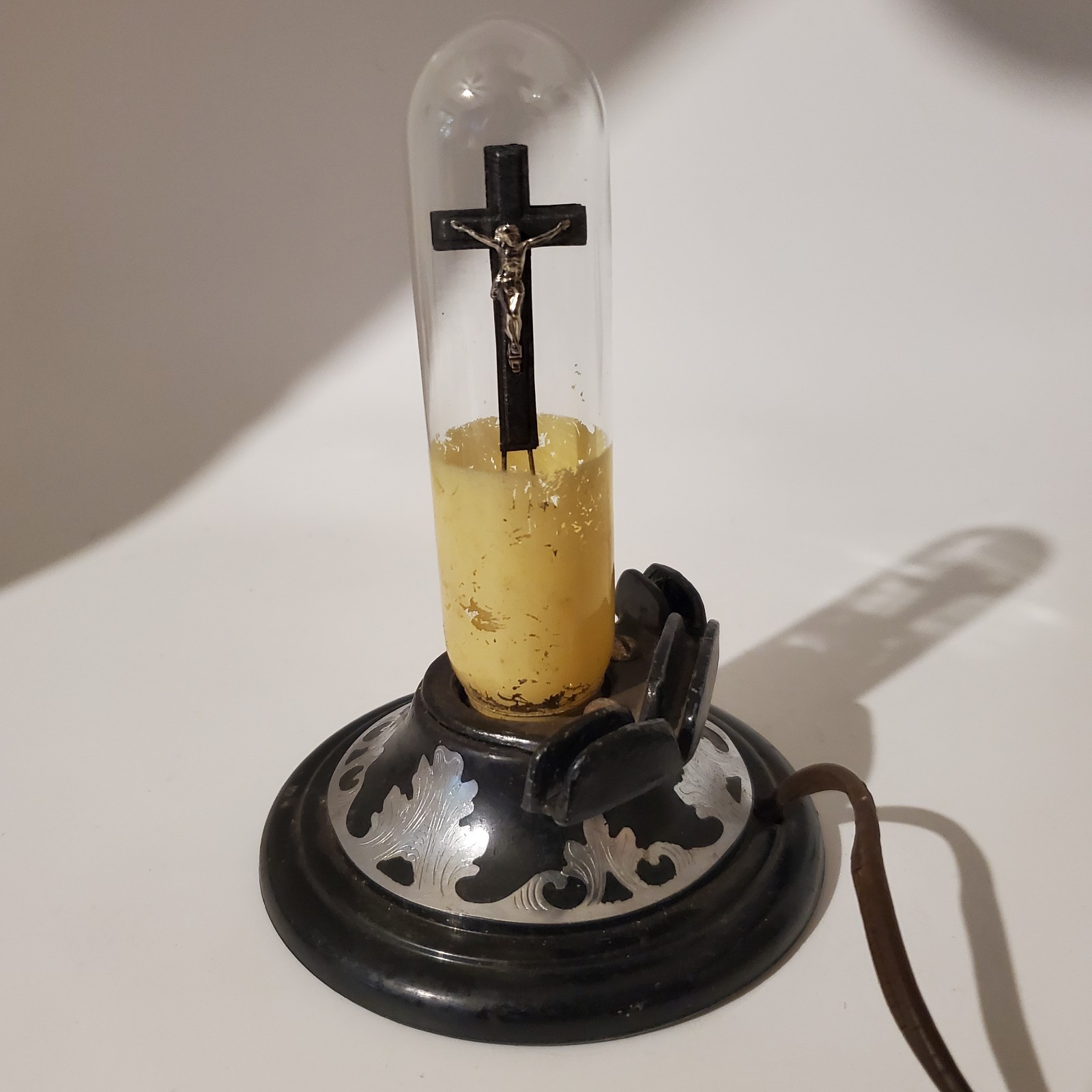 Vintage Aerolux Style Neon Crucifix Cross Glow Bulb Lamp 6" Vintage Aerolux Style Neon Crucifix Cross Glow Bulb Lamp 6"