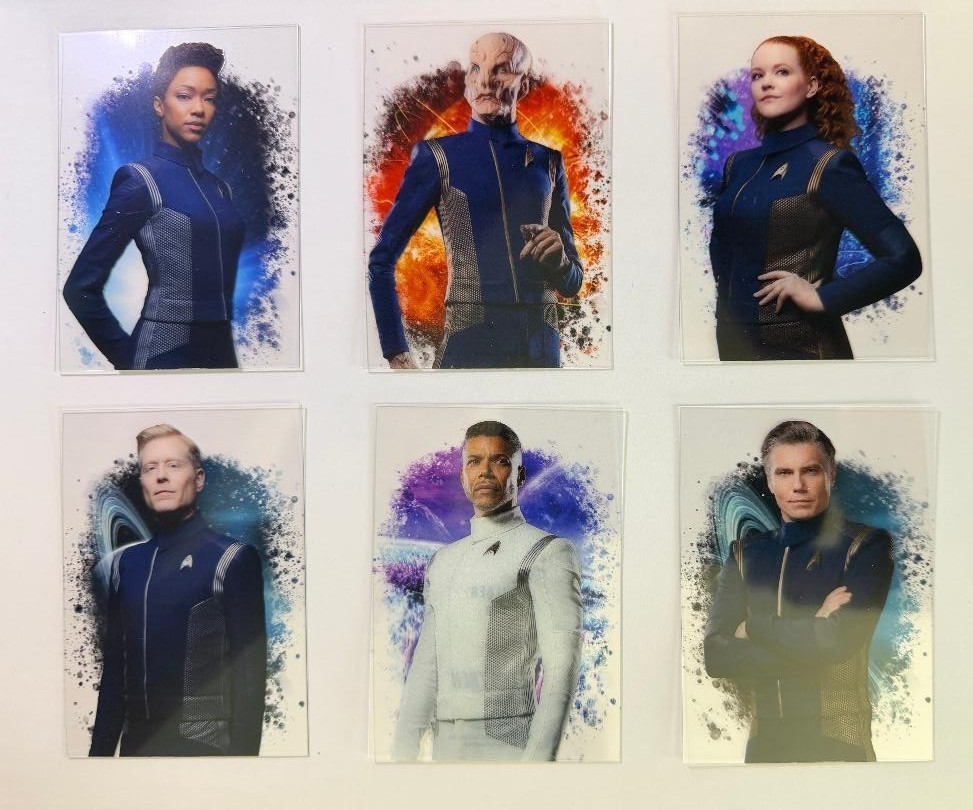 Star Trek Discovery Season 2 Character Acetate Complete Insert Card CC1 CC11 Star Trek Discovery Season 2 Character Acetate Complete Insert Card CC1 CC11