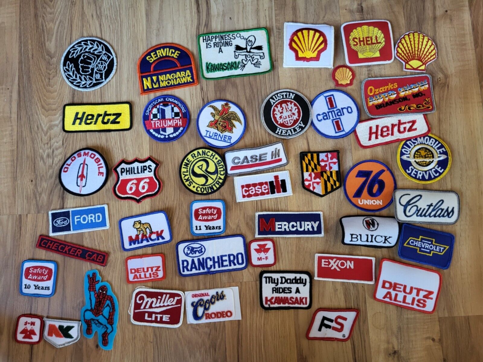 Large Lot Of 36 Automotive, Beer & More Patches