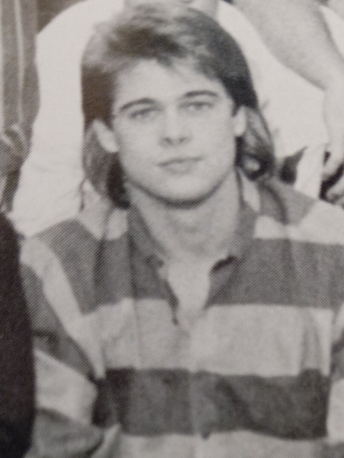 BRAD PITT College Yearbook 1986 University Of Missouri 