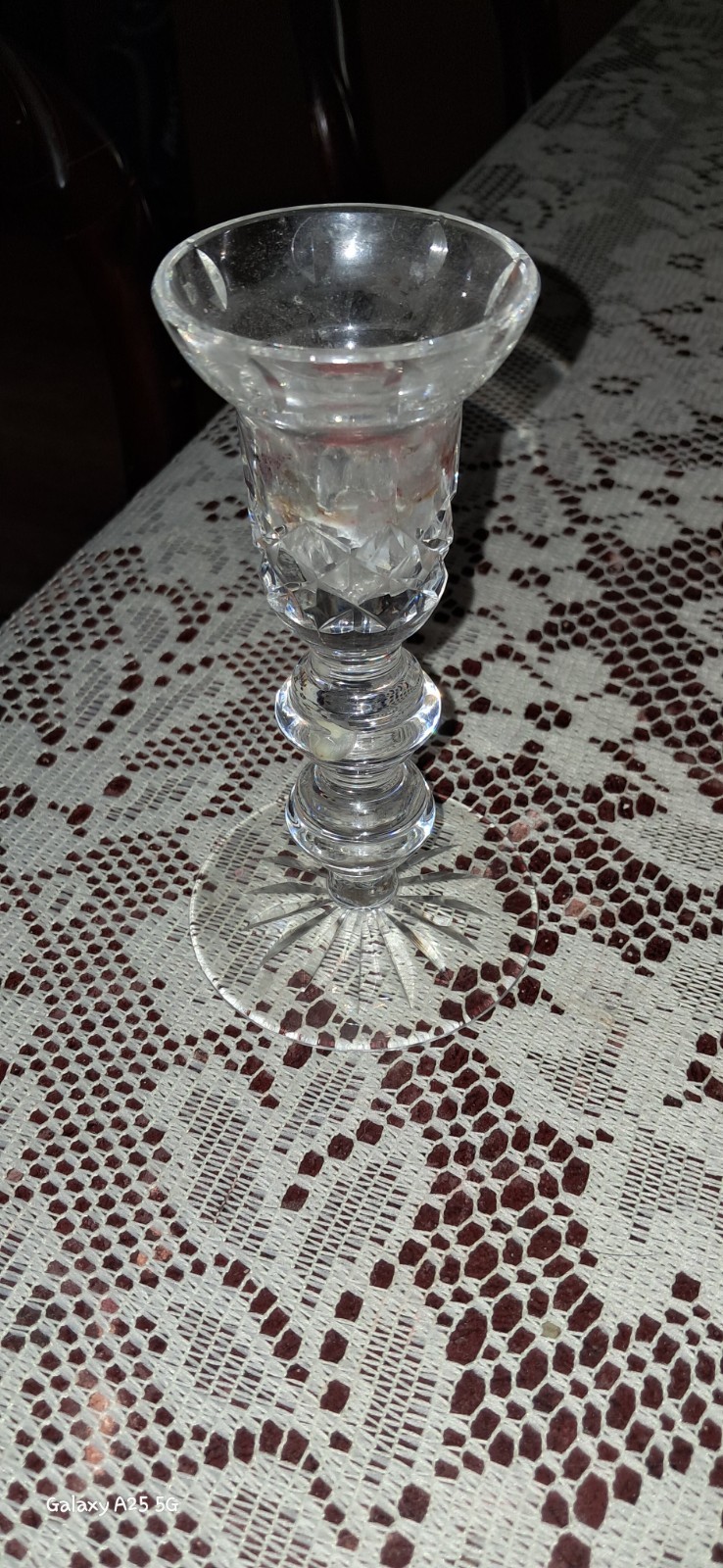 Waterford Crystal Single Candlestick 5-3/4 Waterford Crystal Single Candlestick 5-3/4