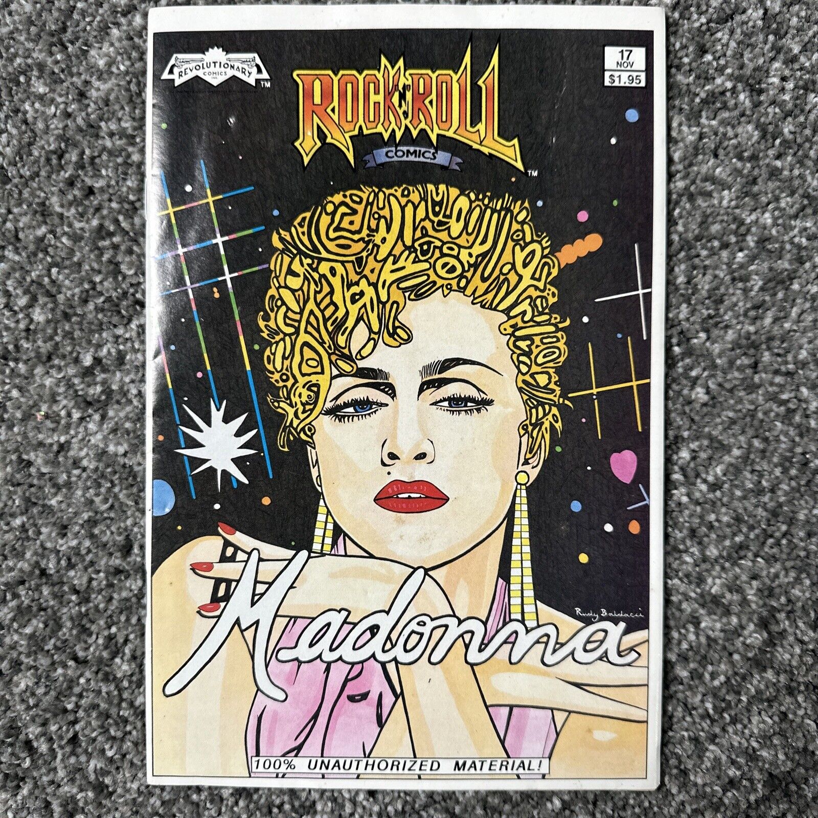 MADONNA COMIC BOOK : ROCK 'N' ROLL 1990 USA