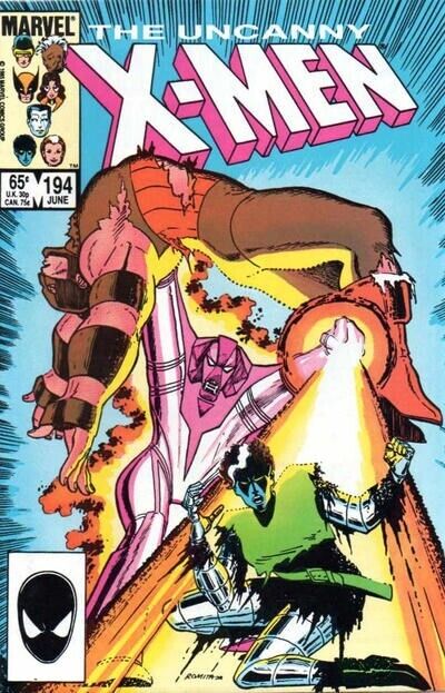 Uncanny X-Men (1981) #194 Direct Market FN/VF. Stock Image